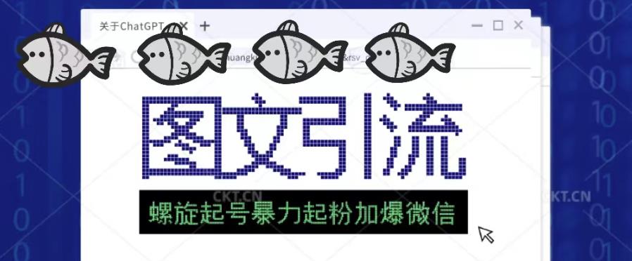 2023年价值1980的图文引流创业粉螺旋起好技术暴力起粉加爆微信-阳知网创资源库