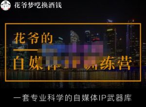 花爷的自媒体IP训练营【14期】,一套专业科学的自媒体IP武器库(更新2023年3月)-阳知网创资源库