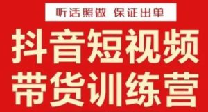 李鲆·抖音短视频带货训练营15期,一部手机、碎片化时间也能做,随时随地都能赚钱-阳知网创资源库