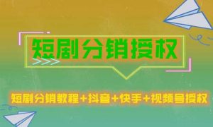 短剧分销授权,收益稳定,门槛低(视频号,抖音,快手)-阳知网创资源库