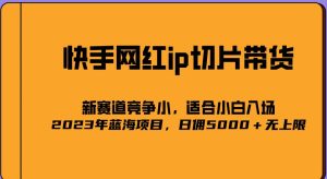 2023爆火的快手网红IP切片，号称日佣5000＋的蓝海项目，二驴的独家授权-阳知网创资源库