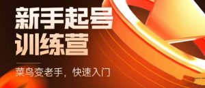 抖音电商新手起号训练营,菜鸟变老手,快速入门,新手商家超全入门课程大全-阳知网创资源库