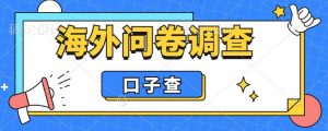 外面收费5000+海外问卷调查口子查项目,认真做单机一天200+【揭秘】-阳知网创资源库