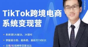 嘉伟5月新课《TiKToK跨境电商变现营》跨境电商系统传授TikTok玩法,从小白到高手,真正的电商实战课程-阳知网创资源库