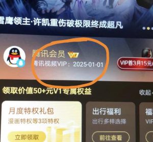 外面收费88撸腾讯会员2年,号称百分百成功,具体自测【操作教程】-阳知网创资源库