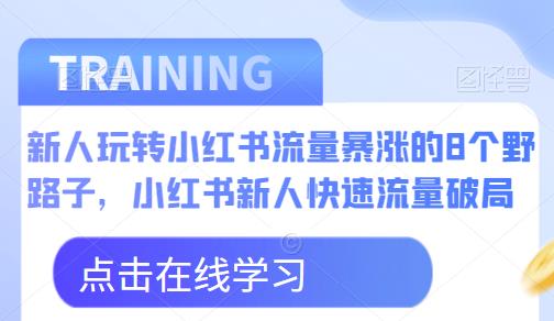 新人玩转小红书流量暴涨的8个野路子,小红书新人快速流量破局-阳知网创资源库