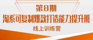 淘系可复制爆款打造能力提升班,这是一套可复制的打爆款标准化流程-阳知网创资源库