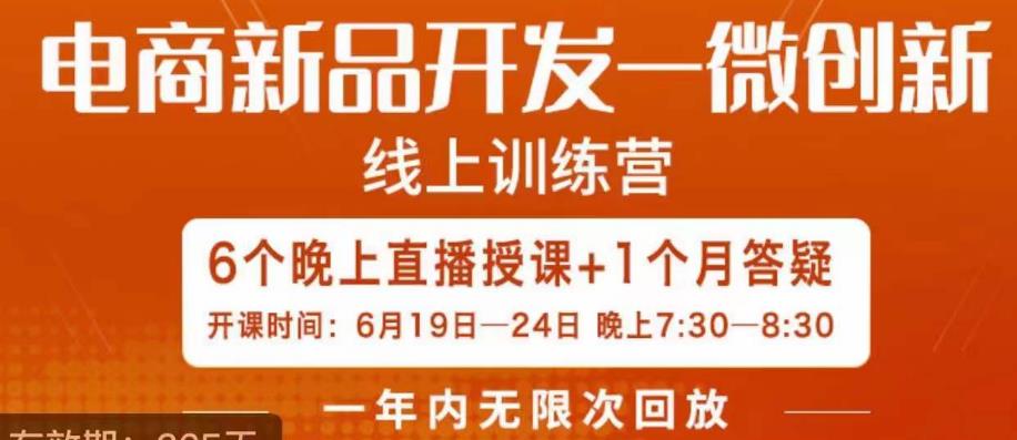 南掌柜·电商新品开发——微创新，电商新品微创新是你企业发展的护城河-阳知网创资源库