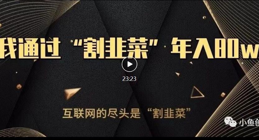 知识付费才是最好的项目，教你如何通过知识付费月入5万【揭秘】-阳知网创资源库
