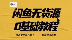 独家闲鱼无货源详细玩法,简简单单日八百+,长期稳定副业【揭秘】-阳知网创资源库