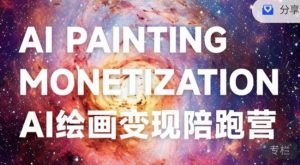 蛮驴·AI绘画变现陪跑营,快速产出可商业变现的图-阳知网创资源库