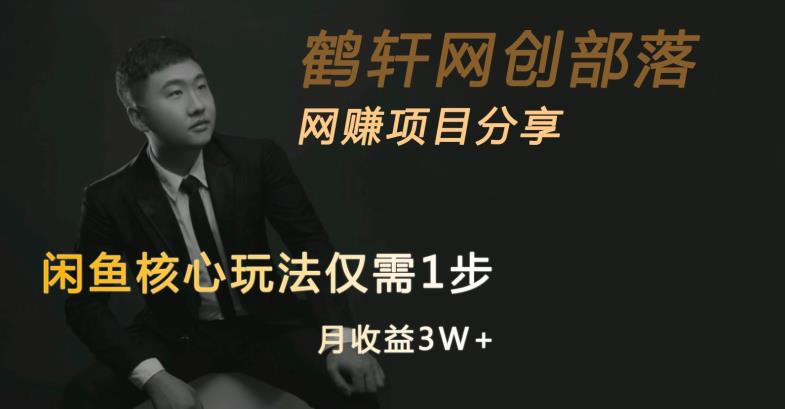 闲鱼核心玩法不卖货也能1年变现20W,玩法简单-阳知网创资源库