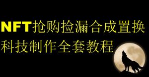 NFT抢购捡漏合成置换科技制作全套教程-阳知网创资源库