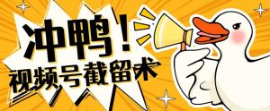 全球首发-视频号无限截留术-你不知道的流量沃土-阳知网创资源库