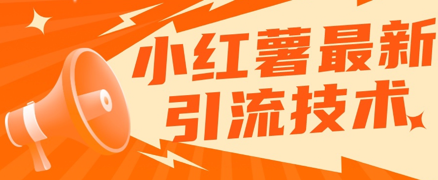 小红书最新引流技术，真正实现解放双手暴力引流-阳知网创资源库