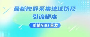 价值980最新微信群采集网址以及微群引流脚本,解放双手,全自动引流-阳知网创资源库