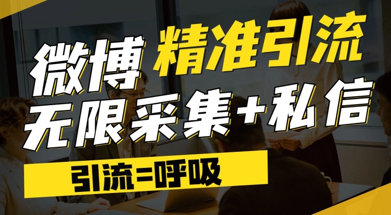 微博最新引流技术，软件提供博文评论采集+私信实现精准引流【揭秘】-阳知网创资源库