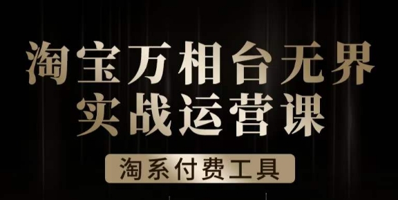 沧海·淘系万相台无界实战运营课,万相台无界实操全案例解析-阳知网创资源库