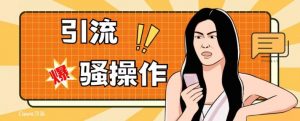 最新引流骚操作，单账号日引50-100，简单粗暴，适合于小白各行各业都可以进行操作，精准粉丝加到爆-阳知网创资源库