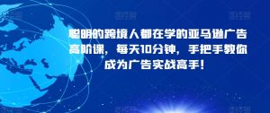 聪明的跨境人都在学的亚马逊广告高阶课,每天10分钟,手把手教你成为广告实战高手!-阳知网创资源库