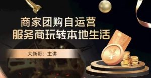 大新哥·商家团购自运营-玩转本地生活-阳知网创资源库
