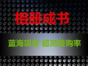 相册成书,蓝海项目,认真操作月入过万【揭秘】-阳知网创资源库