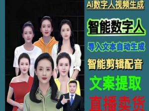 伍老师Ai数字人快速剪辑制作以及变现视频课-阳知网创资源库