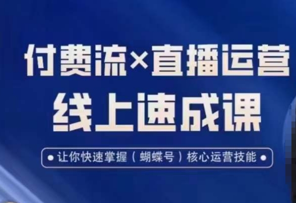 视频号付费流实操课程,付费流✖️直播运营速成课,让你快速掌握视频号核心运营技能-阳知网创资源库
