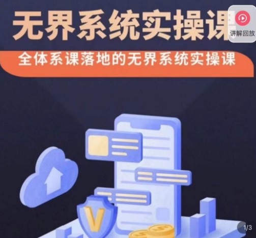 老衲·无界系统实操课,全体系落地无界改版后选择、出价、高投产做付费引流-阳知网创资源库