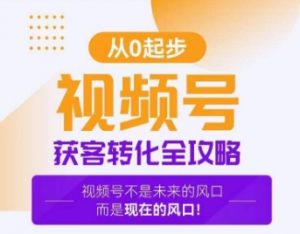 视频号获客转化全攻略，手把手教你打造爆款视频号！-阳知网创资源库