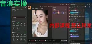 2024最新女生无声版无人直播全套教程，疯狂撸音浪【揭秘】-阳知网创资源库