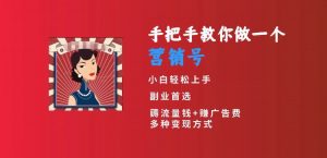 手把手教你做一个营销号，小白短视频创业首选，从做一个营销号开始，日入300+【揭秘】-阳知网创资源库