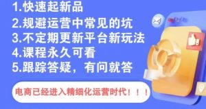 文西电商课程，规避运营中常见的坑-阳知网创资源库