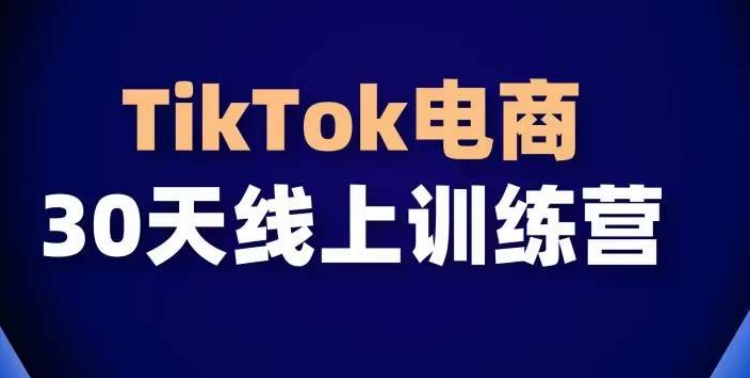 TikTok电商带货30天线上课,不可错过的全球流量洼地!-阳知网创资源库