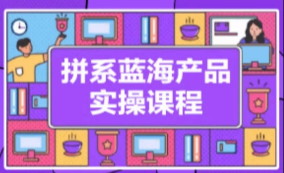 拼系冷门蓝海产品实操课程,从注册店铺到选品上架到流量维护环环相扣-阳知网创资源库