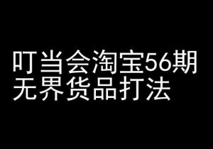 叮当会淘宝56期:无界货品打法-淘宝开店教程-阳知网创资源库