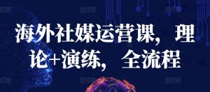 海外社媒运营课,理论+演练,全流程-阳知网创资源库