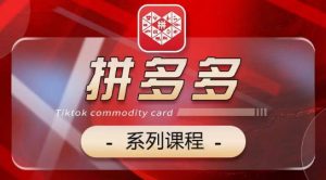 2024拼多多系列课，【基础】【运营】【活动】【推广】【玩法】5大模块-阳知网创资源库