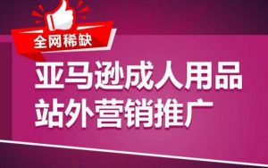 亚马逊成人用品站外营销推广,成人用品新品推广方案,助力打造类目爆款-阳知网创资源库