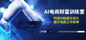 AI电商-财富训练营：利用AI绘画与设计，提升电商工作效率(23节课)-阳知网创资源库