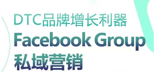 DTC品牌增长利器:Facebook Group私域营销策略-阳知网创资源库