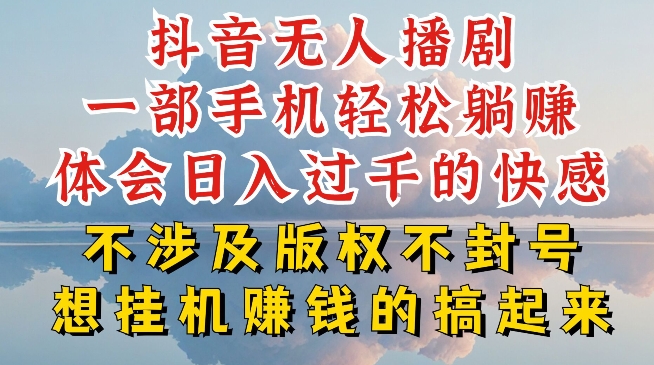 抖音无人直播我到底是如何做到不封号的,为什么你天天封号,我日入过千,一起来看【揭秘】-阳知网创资源库