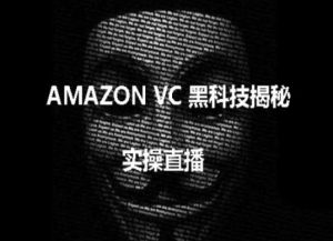 实操:AMAZON VC害人黑科技揭秘,跨境亚马逊教程-阳知网创资源库