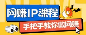ip合伙人打造1.0,从0到1教你做网创,实现月入过万【揭秘】-阳知网创资源库
