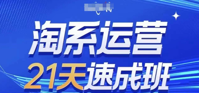 淘系运营21天速成班(更新24年7月),0基础轻松搞定淘系运营,不做假把式-阳知网创资源库