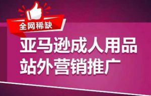 全网稀缺！亚马逊成人用品站外营销推广，​教你引爆站外流量，开启爆单模式-阳知网创资源库