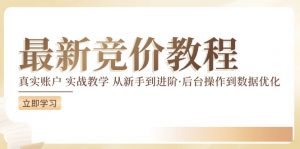 竞价教程:真实账户 实战教学 从新手到进阶·后台操作到数据优化-阳知网创资源库