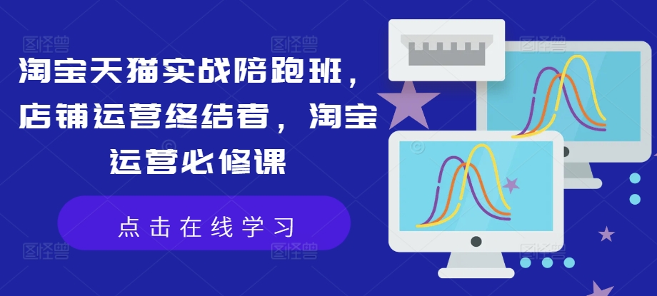淘宝天猫实战陪跑班,店铺运营终结者,淘宝运营必修课-阳知网创资源库