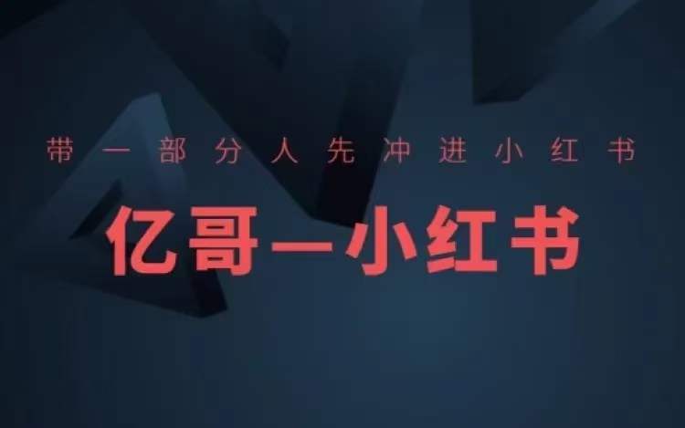 ​​带一部分人先冲进小红书，小红书开店、选品、爆款裂变-阳知网创资源库