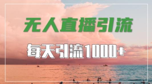 抖音快手视频号全平台通用，无人直播引流法，超暴力引流1000+高质量精准创业粉【揭秘】-阳知网创资源库